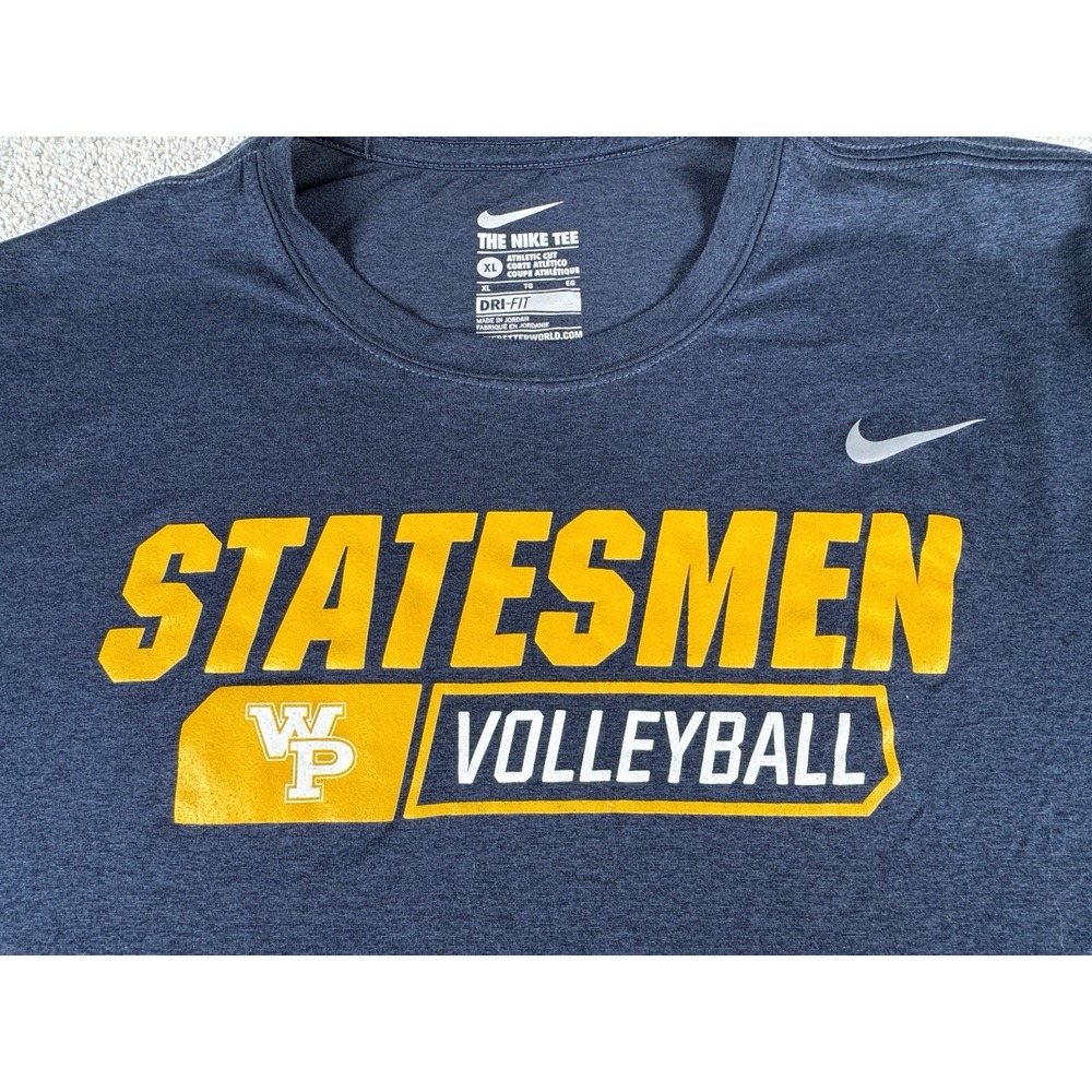 William Penn Statesmen Volleyball LS Shirt ~ Oskaloosa Iowa ~ Adult XL Navy Blue